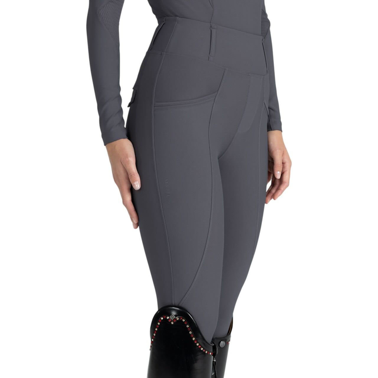 Reitleggings Damen Knee-Grip Pro Riding Leggings