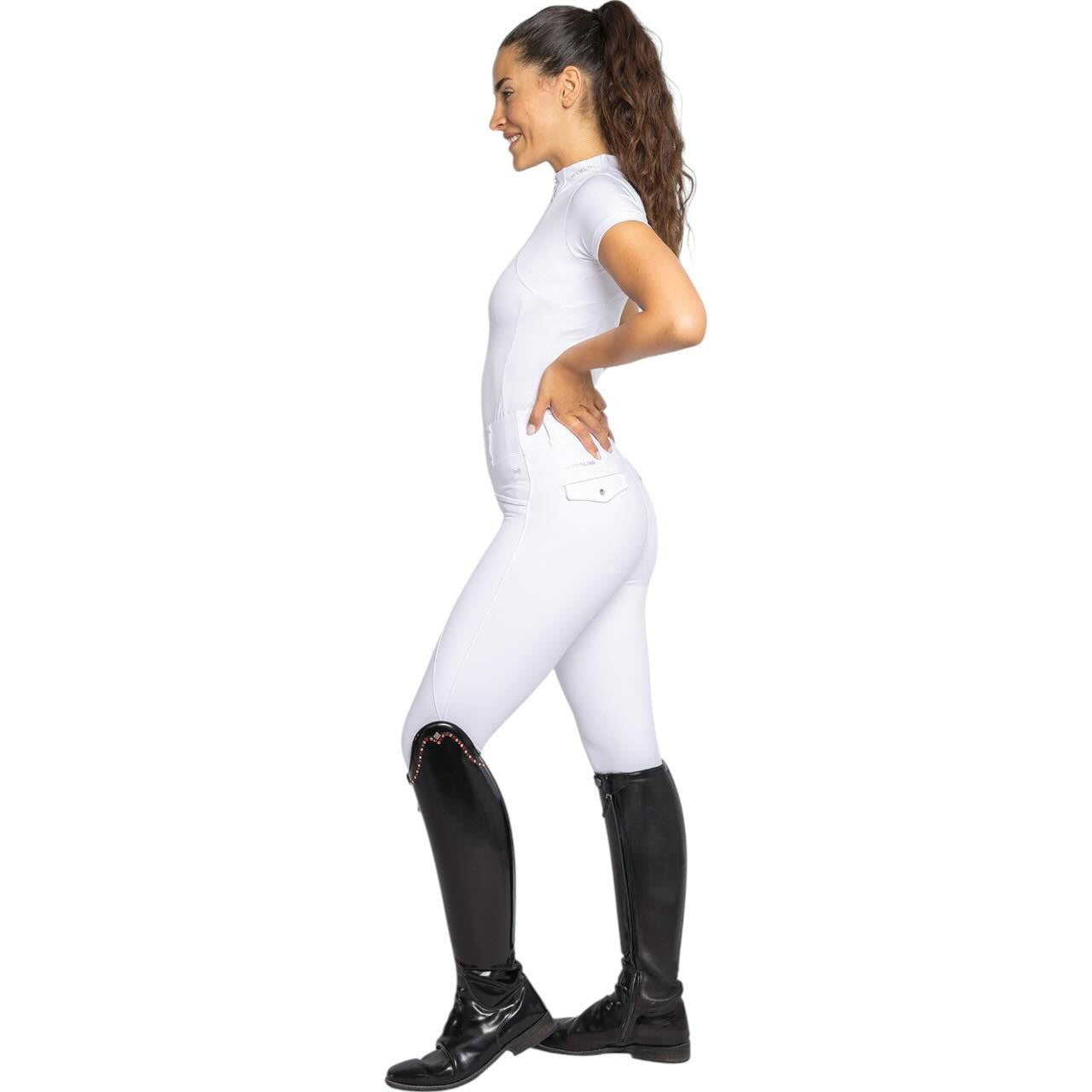 Reitleggings Damen Knee-Grip Pro Riding Leggings