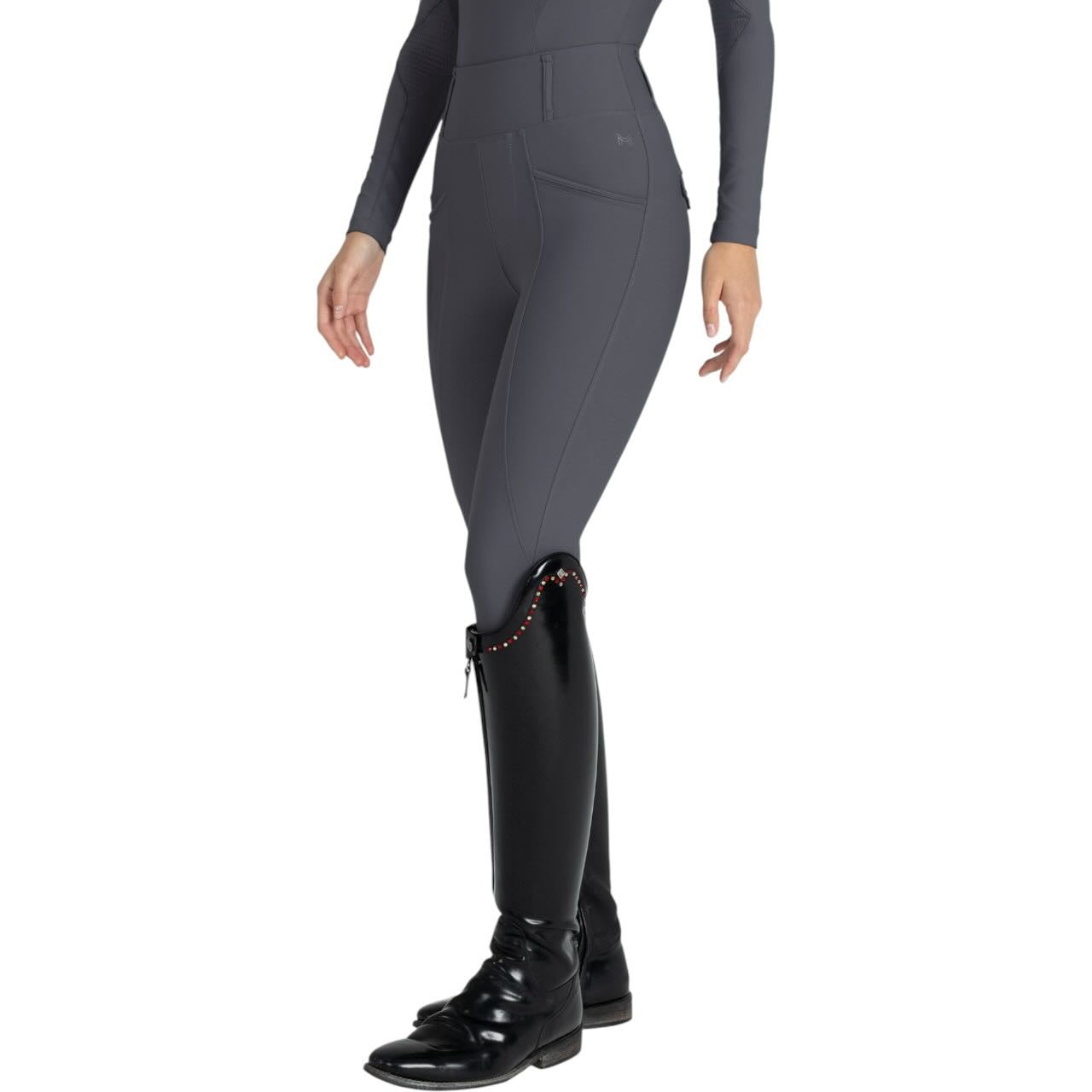 Reitleggings Damen Knee-Grip Pro Riding Leggings