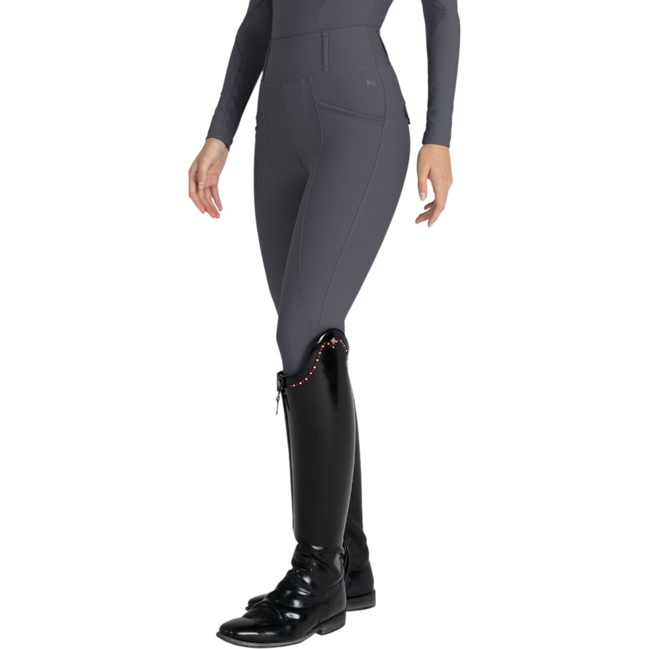Reitleggings Damen Knee-Grip Pro Riding Leggings