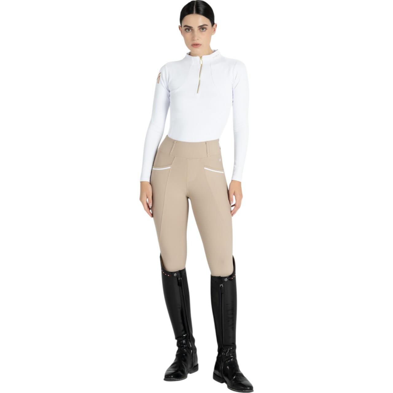 Reitleggings Damen Knee-Grip Pro Riding Leggings