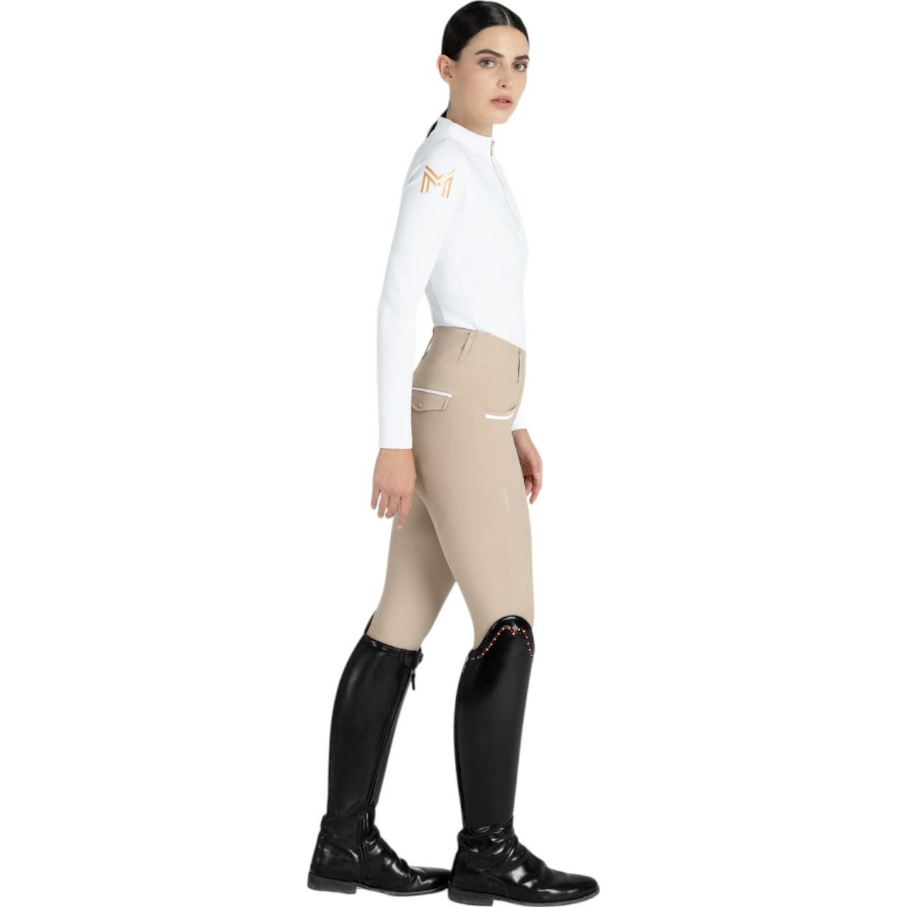 Reitleggings Damen Knee-Grip Pro Riding Leggings