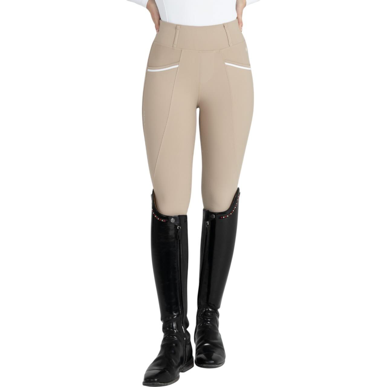 Reitleggings Damen Knee-Grip Pro Riding Leggings