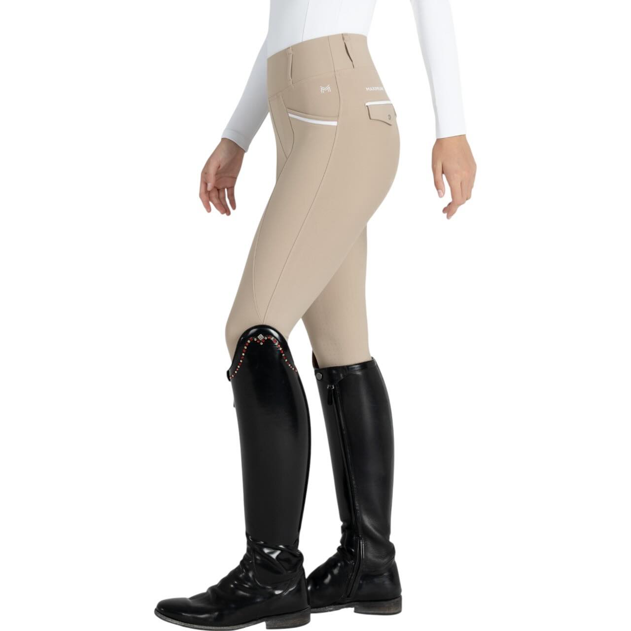 Reitleggings Damen Knee-Grip Pro Riding Leggings