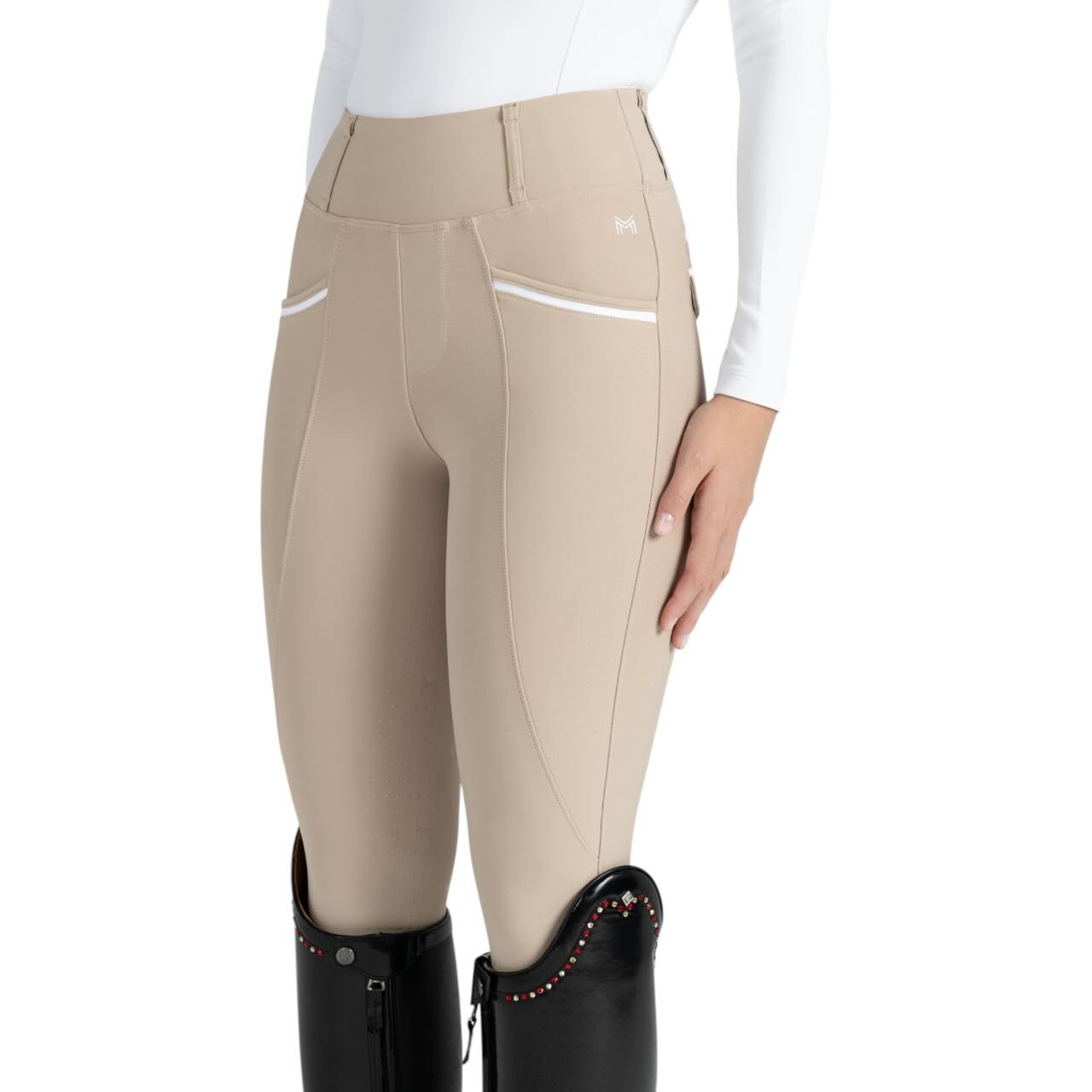 Reitleggings Damen Knee-Grip Pro Riding Leggings