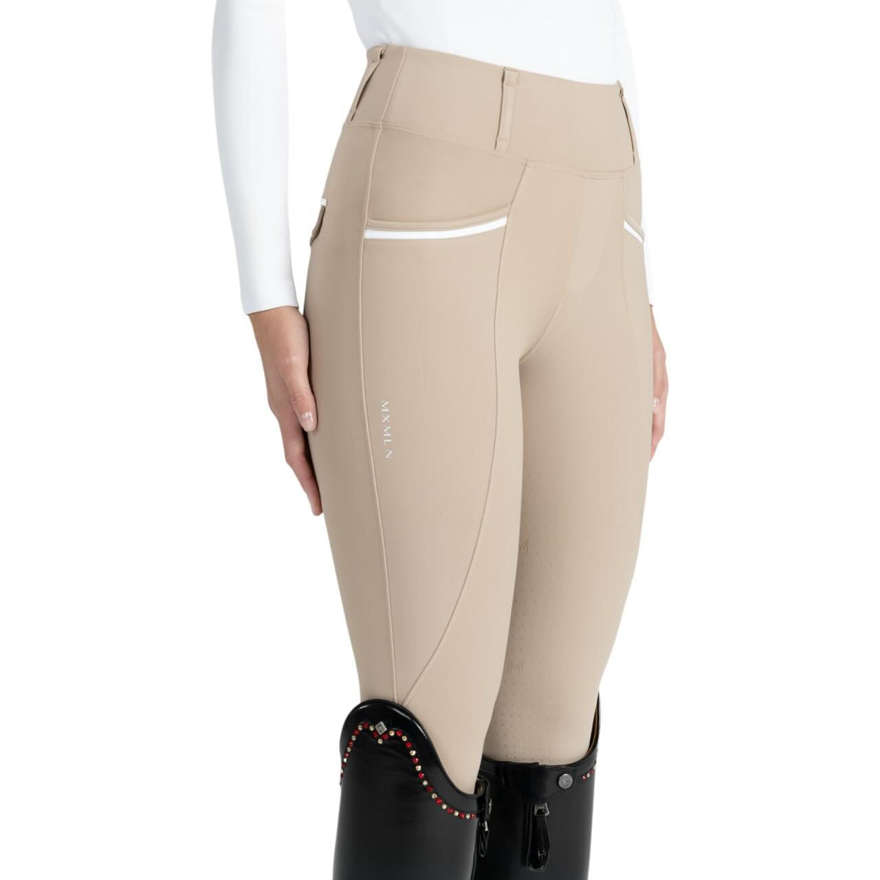 Reitleggings Damen Knee-Grip Pro Riding Leggings