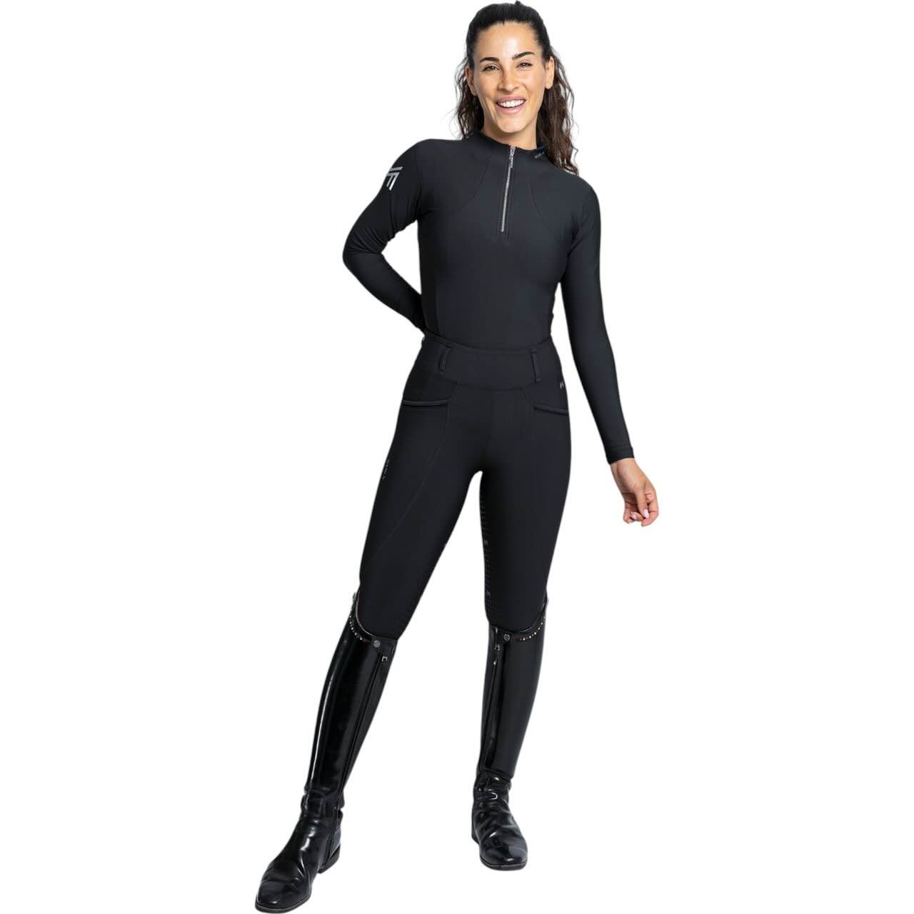 Reitleggings Damen Knee-Grip Pro Riding Leggings