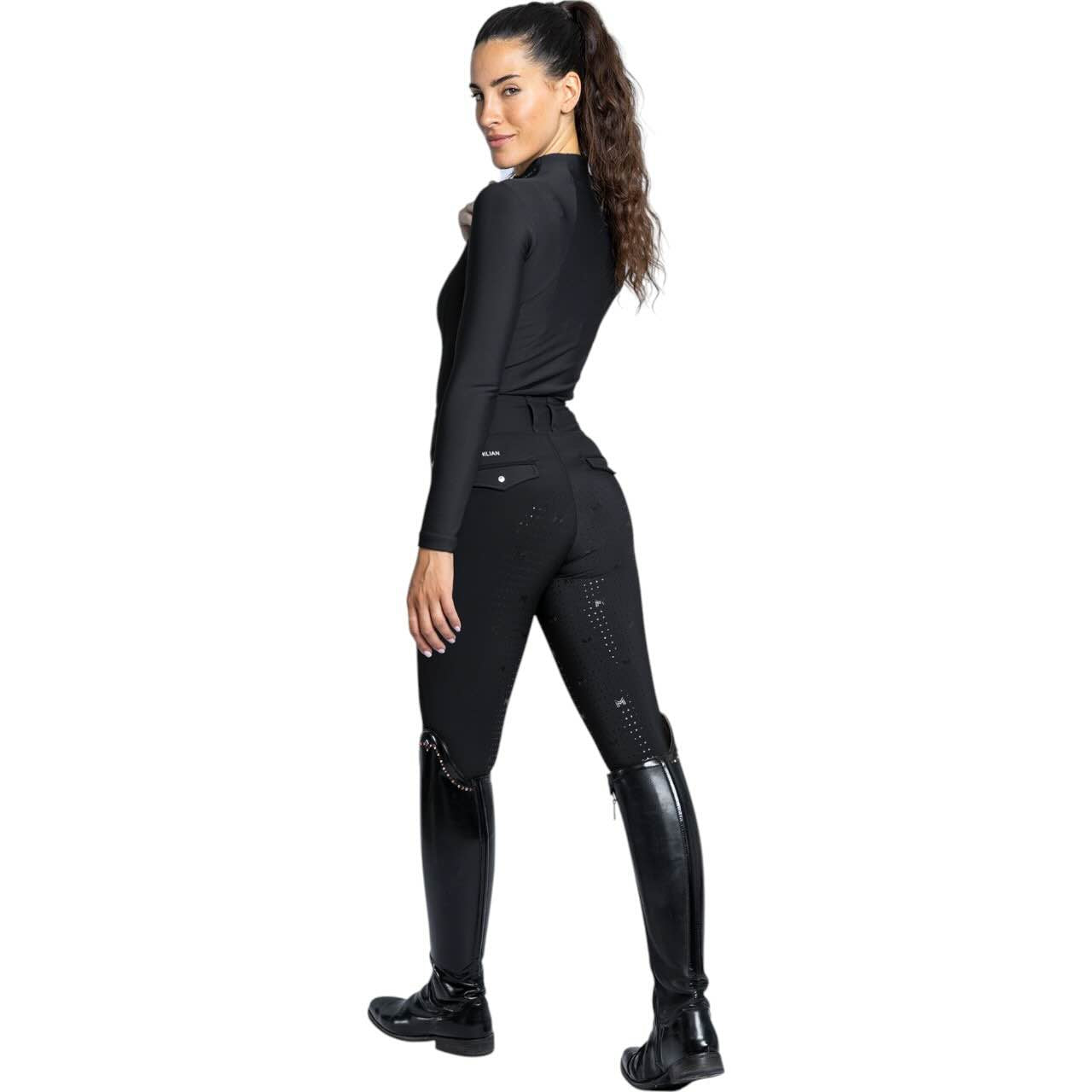 Reitleggings Damen Knee-Grip Pro Riding Leggings