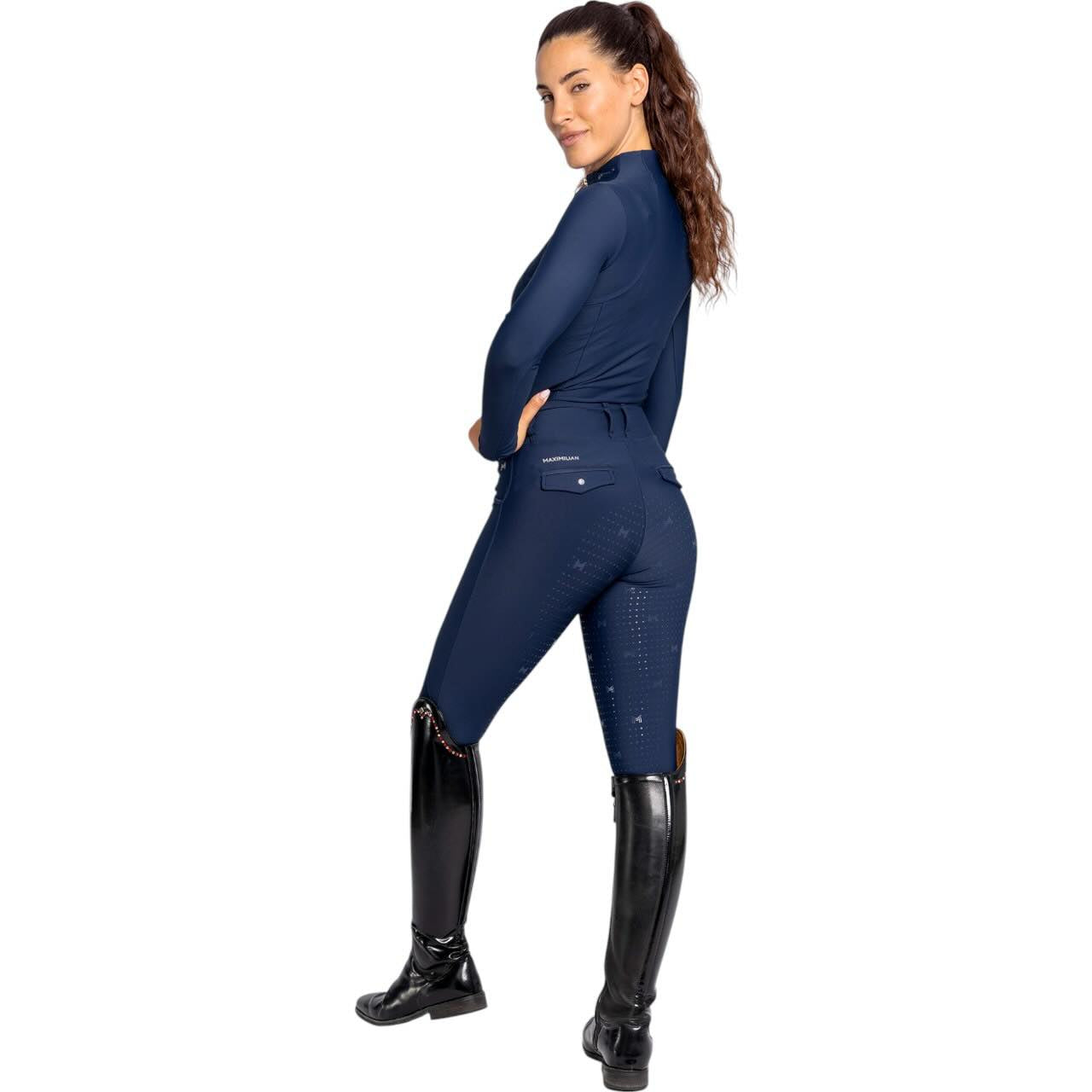 Reitleggings Damen Knee-Grip Pro Riding Leggings