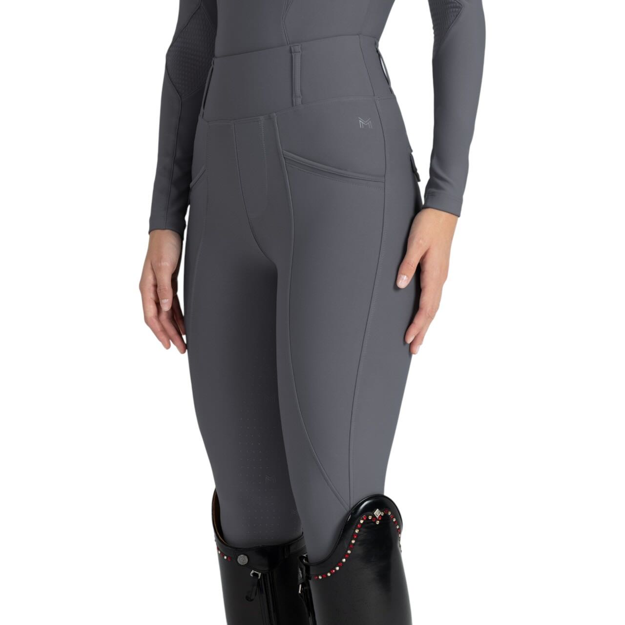 Reitleggings Damen Knee-Grip Pro Riding Leggings