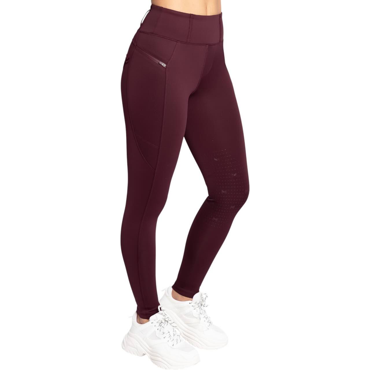Reitleggings Damen Knee-Grip Studio Damenreitleggings