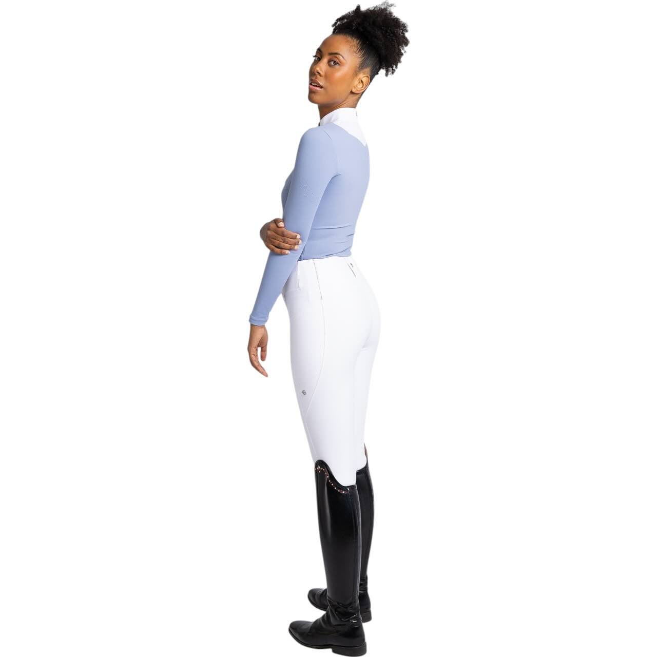 Reitleggings Damen Knee-Grip Studio Damenreitleggings