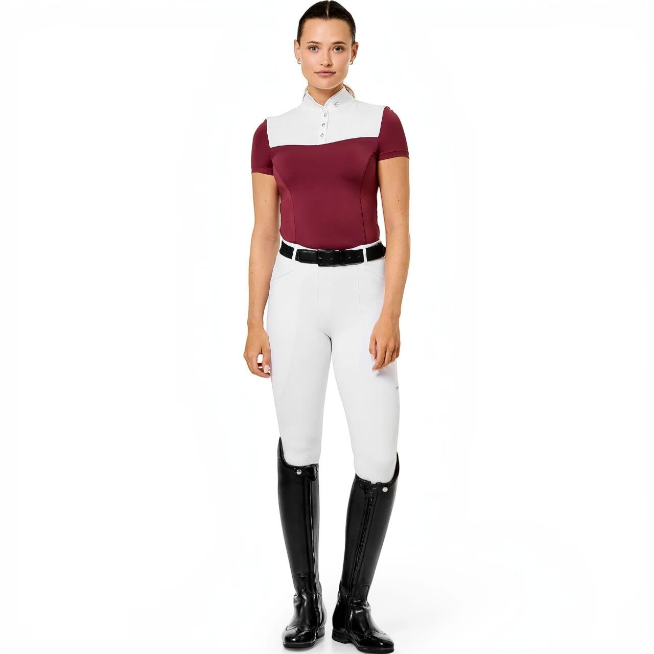 Turniershirt Damen Revenew Competition Top Merlot T-Shirt