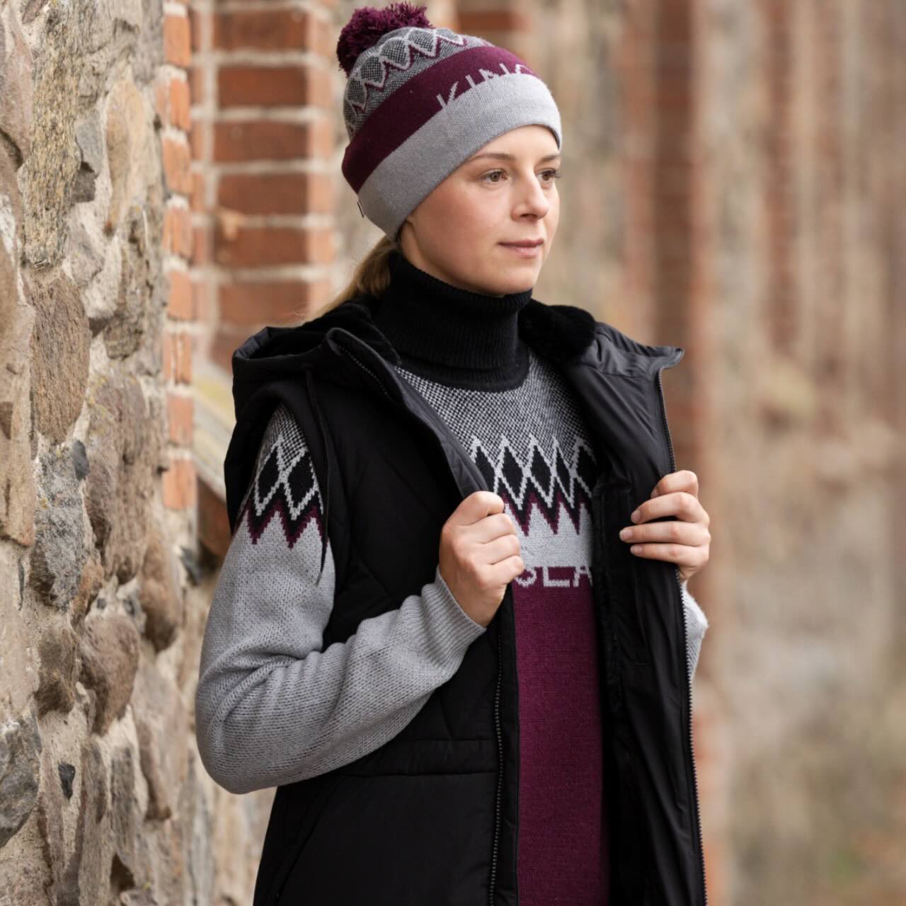 Rollkragenpullover Damen KLMontez HW 2025 Strickpullover