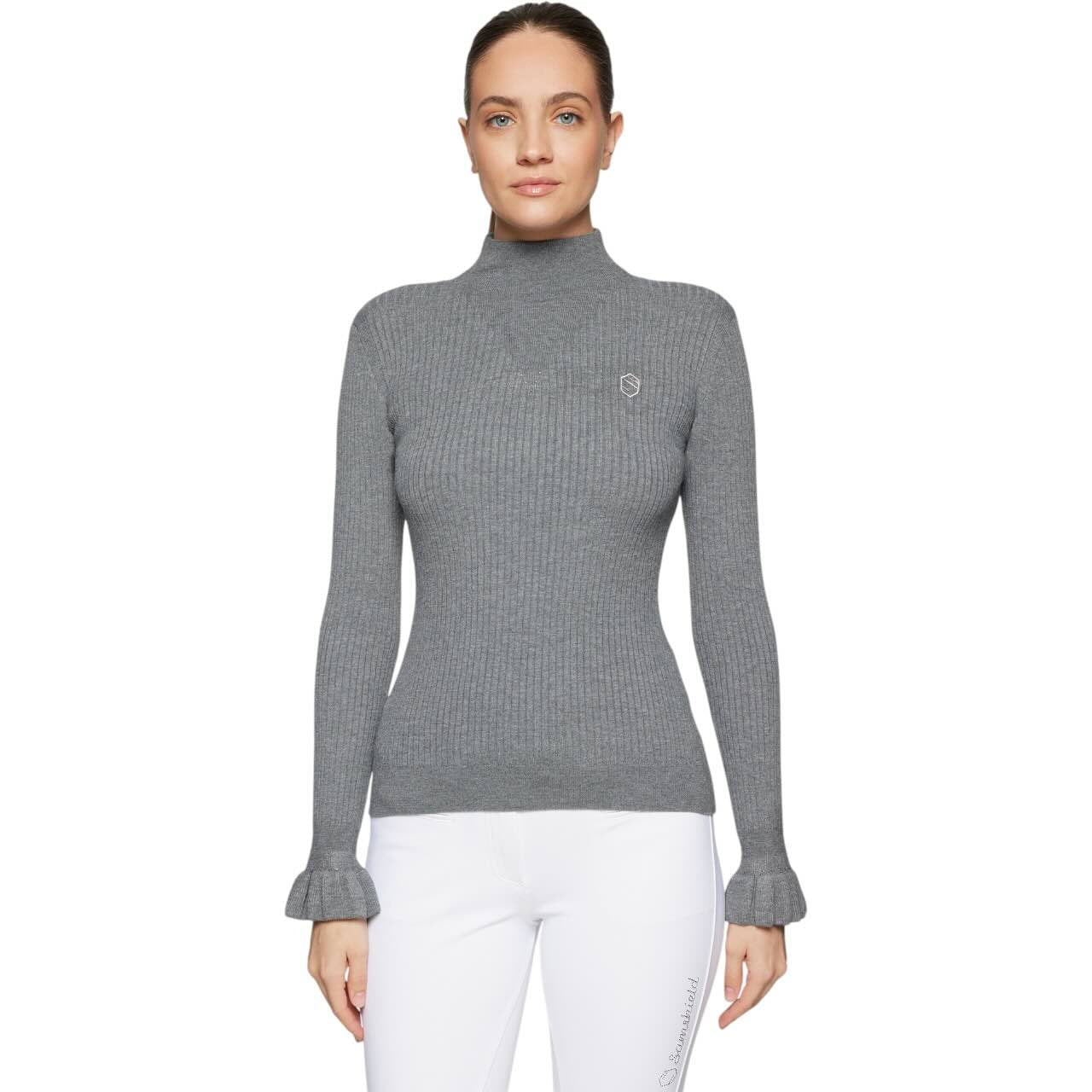 Rollkragenpullover Damen Lidia Ruffle HW 2025 Pullover