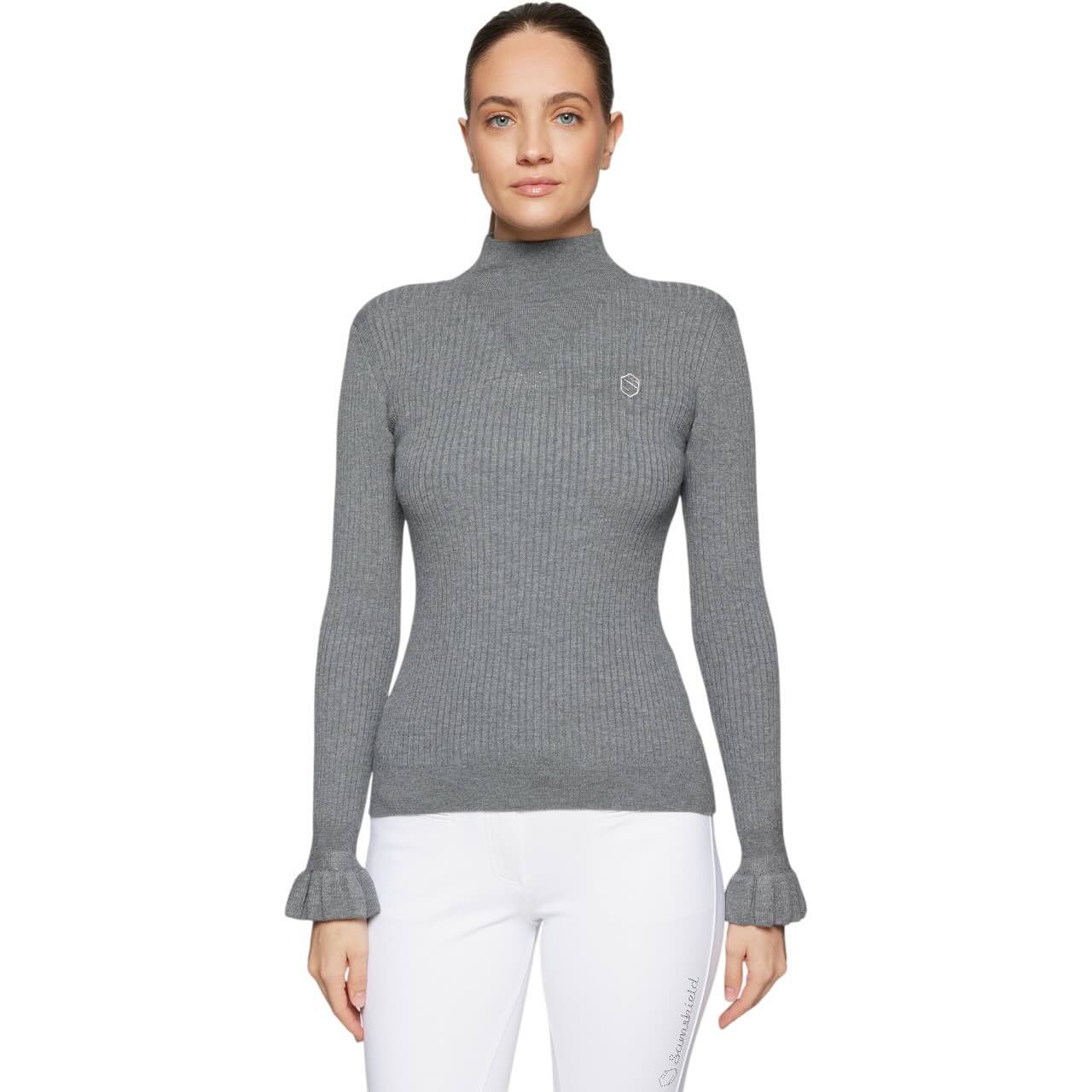 Rollkragenpullover Damen Lidia Ruffle HW 2025 Pullover