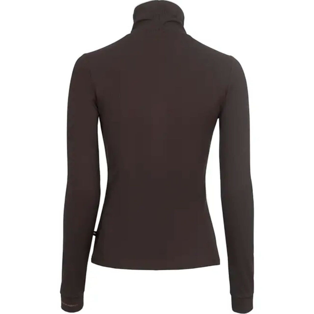 Cavallo Rollkragenshirt Damen Cavallivy Premium Capsule HW 2025 Longsleeve, dunkelbraun, Produkt allein.