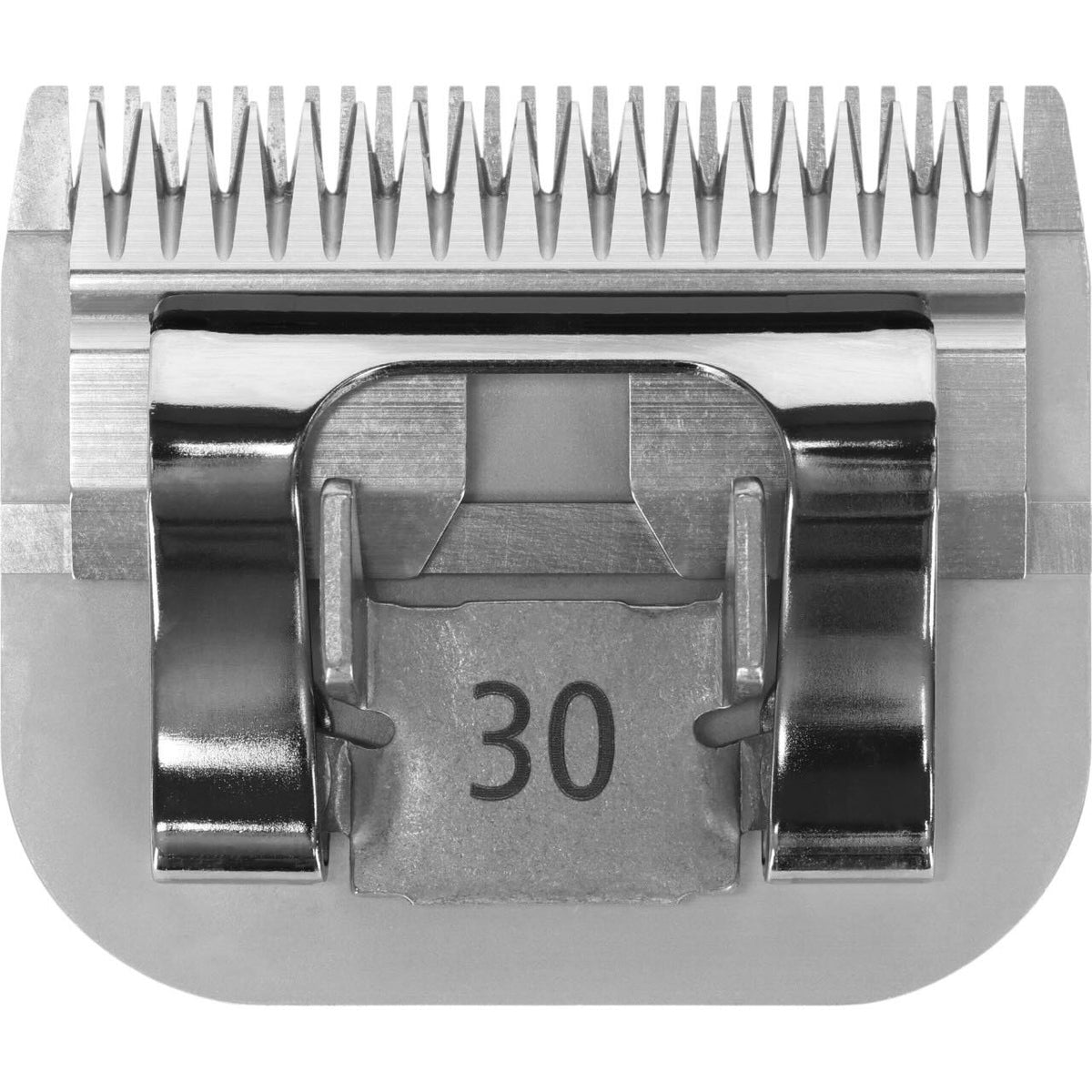 Scherkopf aus Edelstahl für Aesculap Schermaschine SnapON, 30, Detailaufnahme des Scherkopfs.