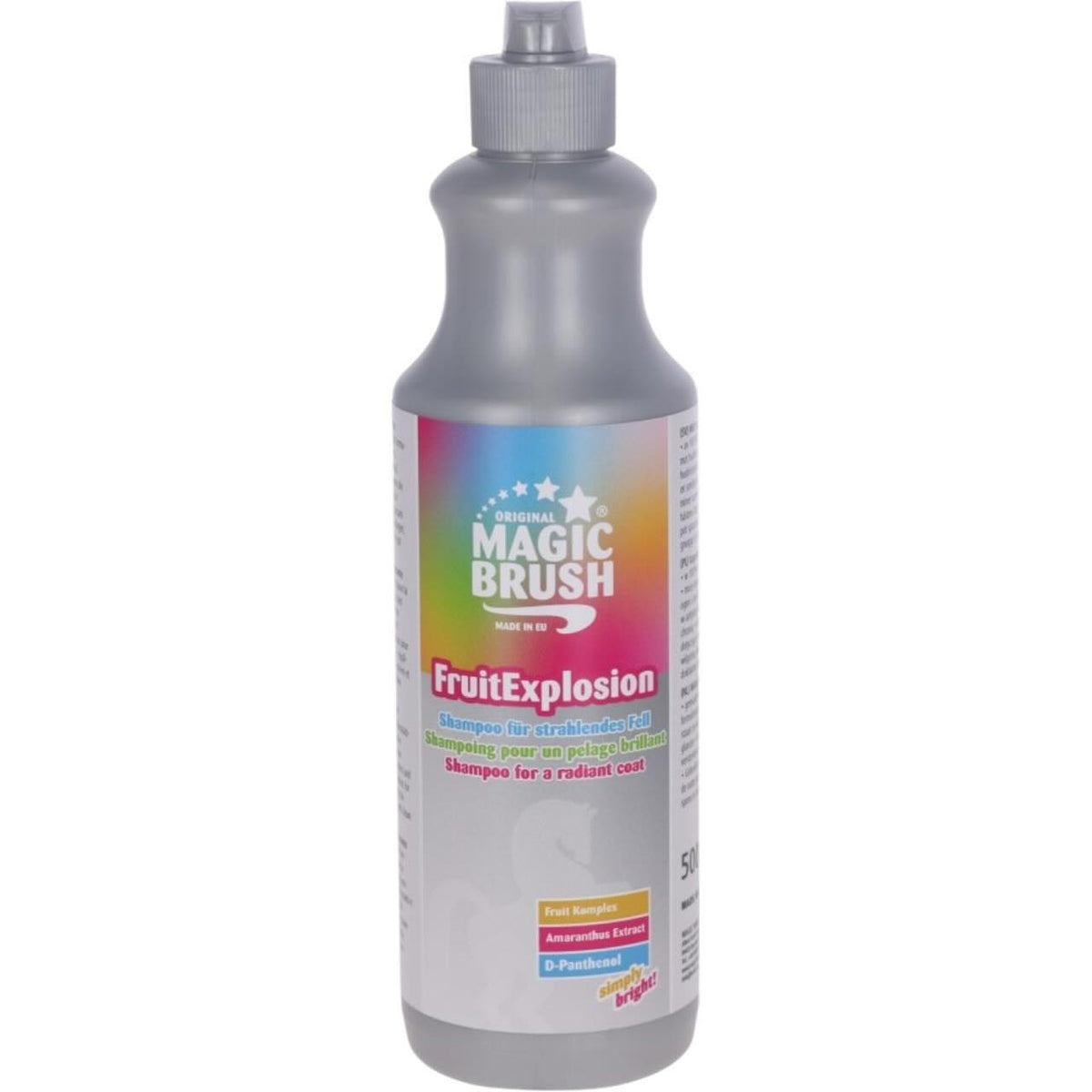 Magic Brush Shampoo Pferdeshampoo Fruitexplosion, 500 ml, Produkt allein.