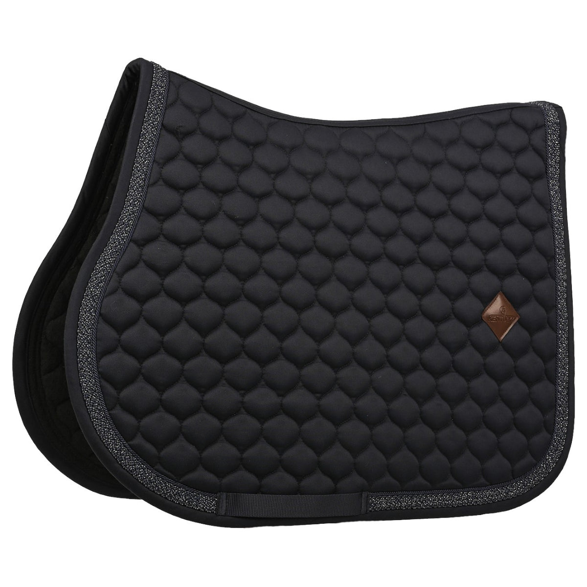 Tapis de selle d'obstacle Classic Onion Plaited Glitter Rope