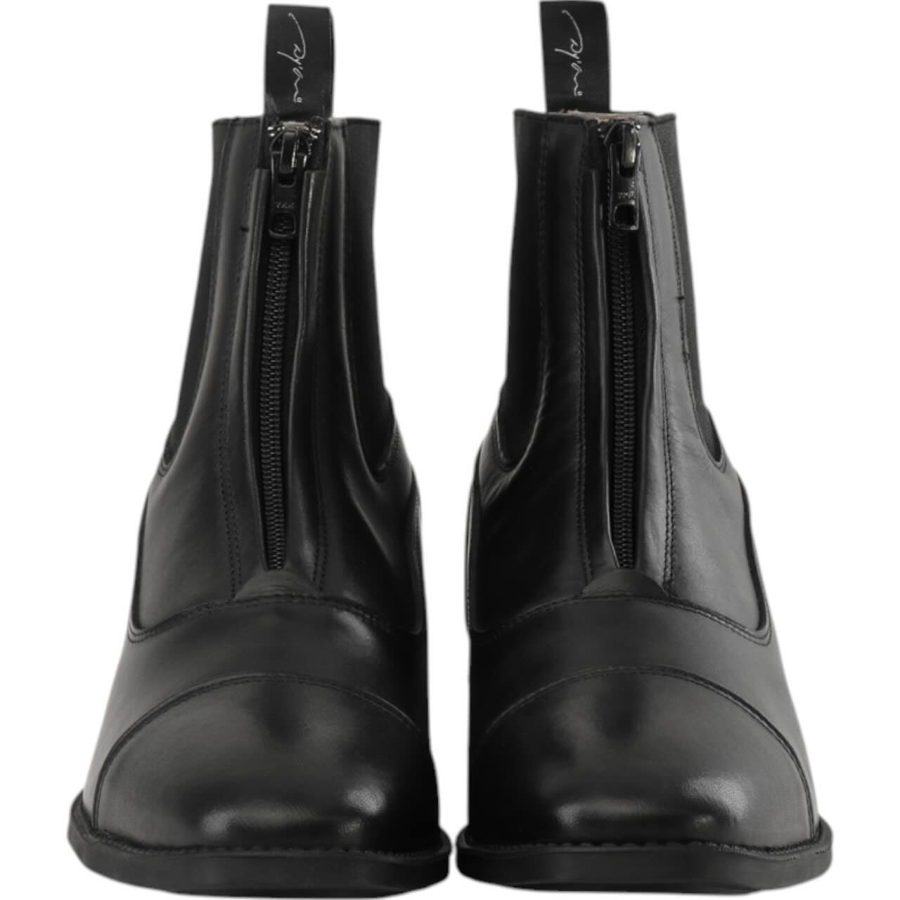 Stiefeletten Frontreißverschluss Lederstiefelette