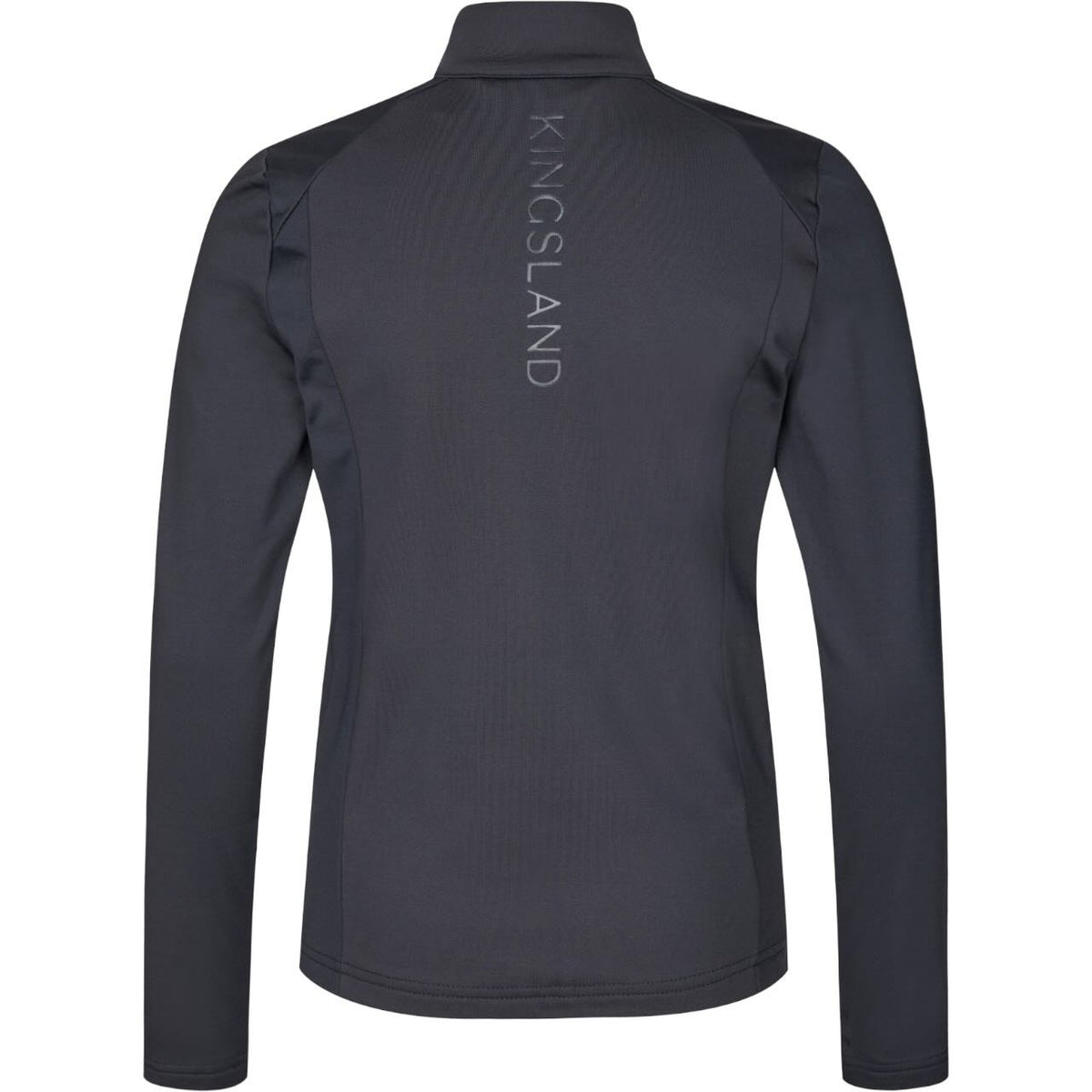 Kingsland Sweatjacke Damen KLLucy FS 2026 Zip-Jacke, Schwarz, Produkt allein auf weißem Hintergrund.