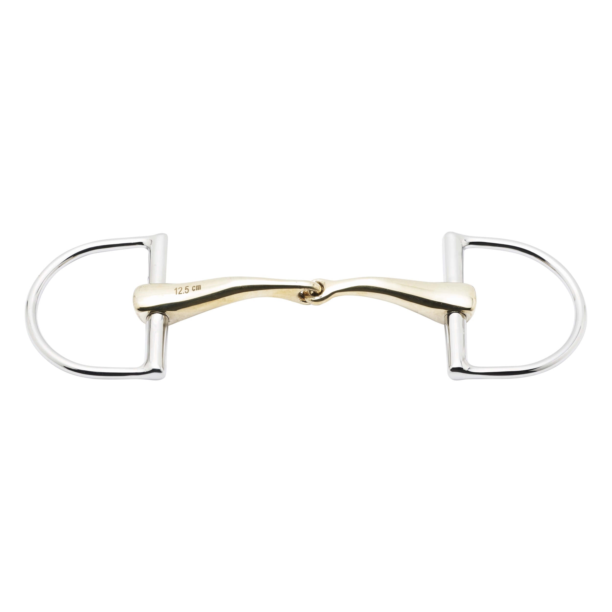 D-Ring Trense Einfach Gebrochen KAUGAN®-Shaped 16 mm Gebiss