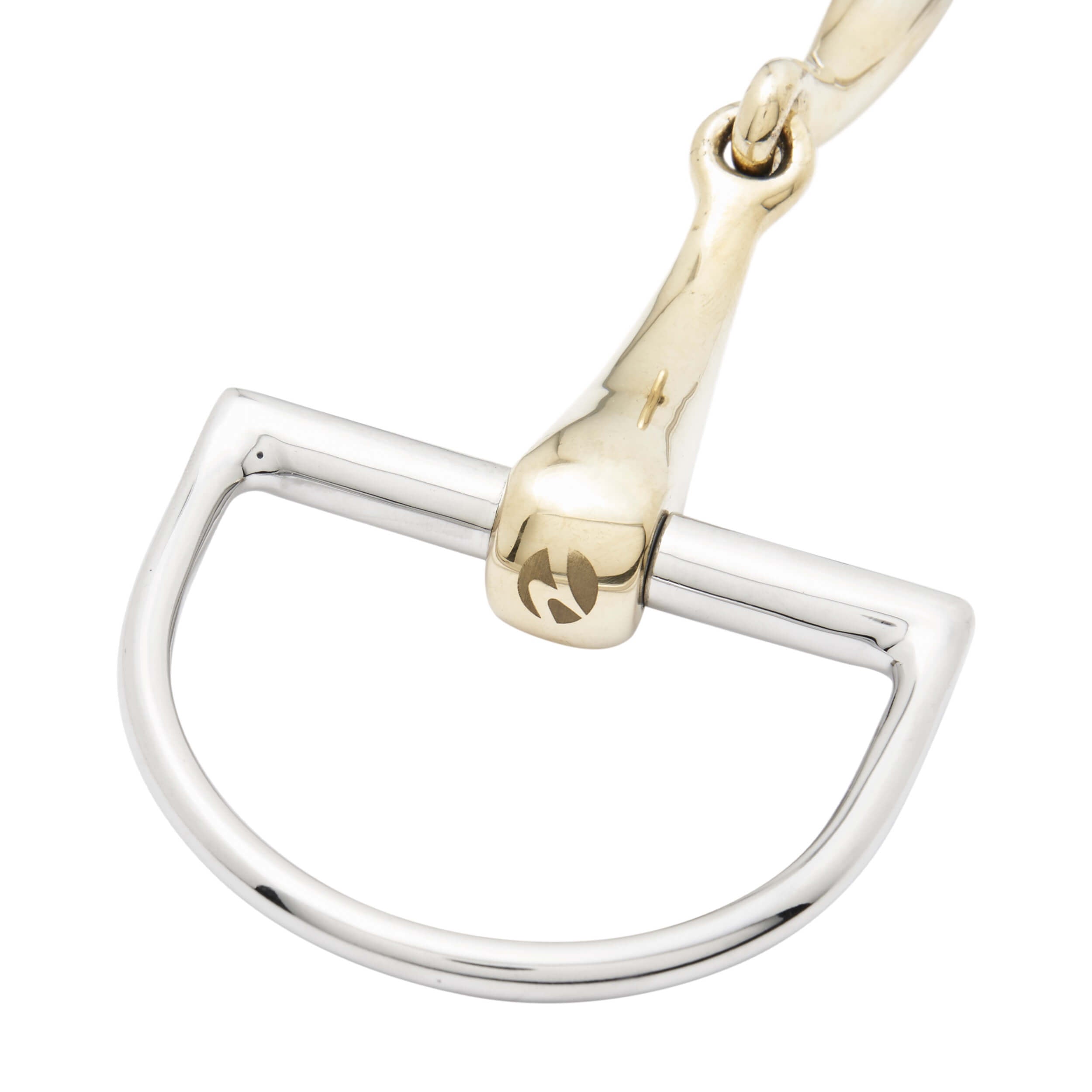D-Ring Trense Einfach Gebrochen KAUGAN®-Shaped 16 mm Gebiss