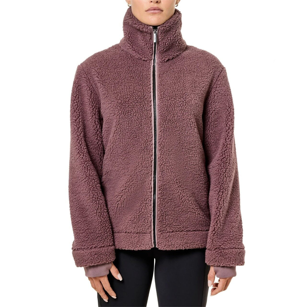 Fleecejacke Damen Teddy Blush Teddyjacke