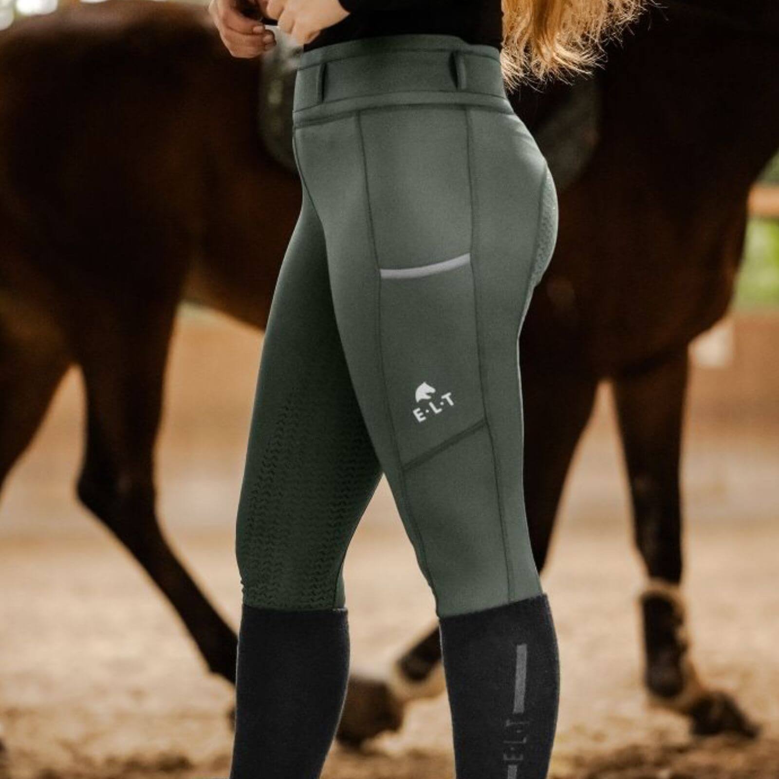 Thermo-Reitleggings Kinder Full-Grip Ella