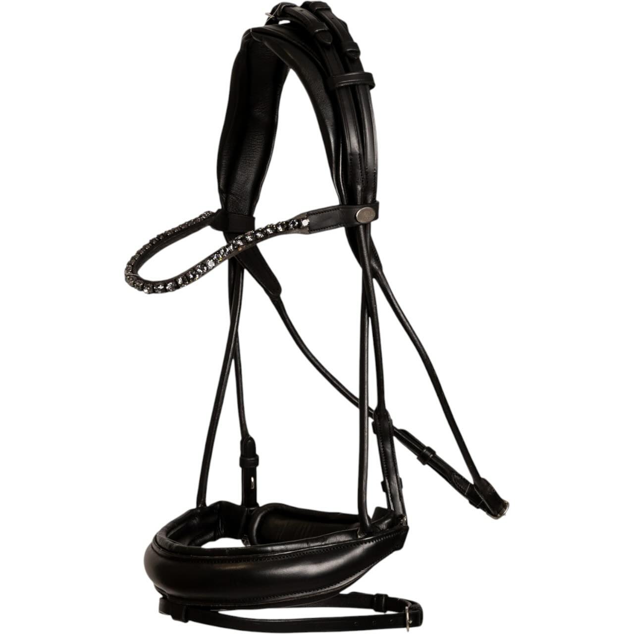Trense Rundgenäht mit breitem Reithalfter Soft Leather Collection Trensenzaum