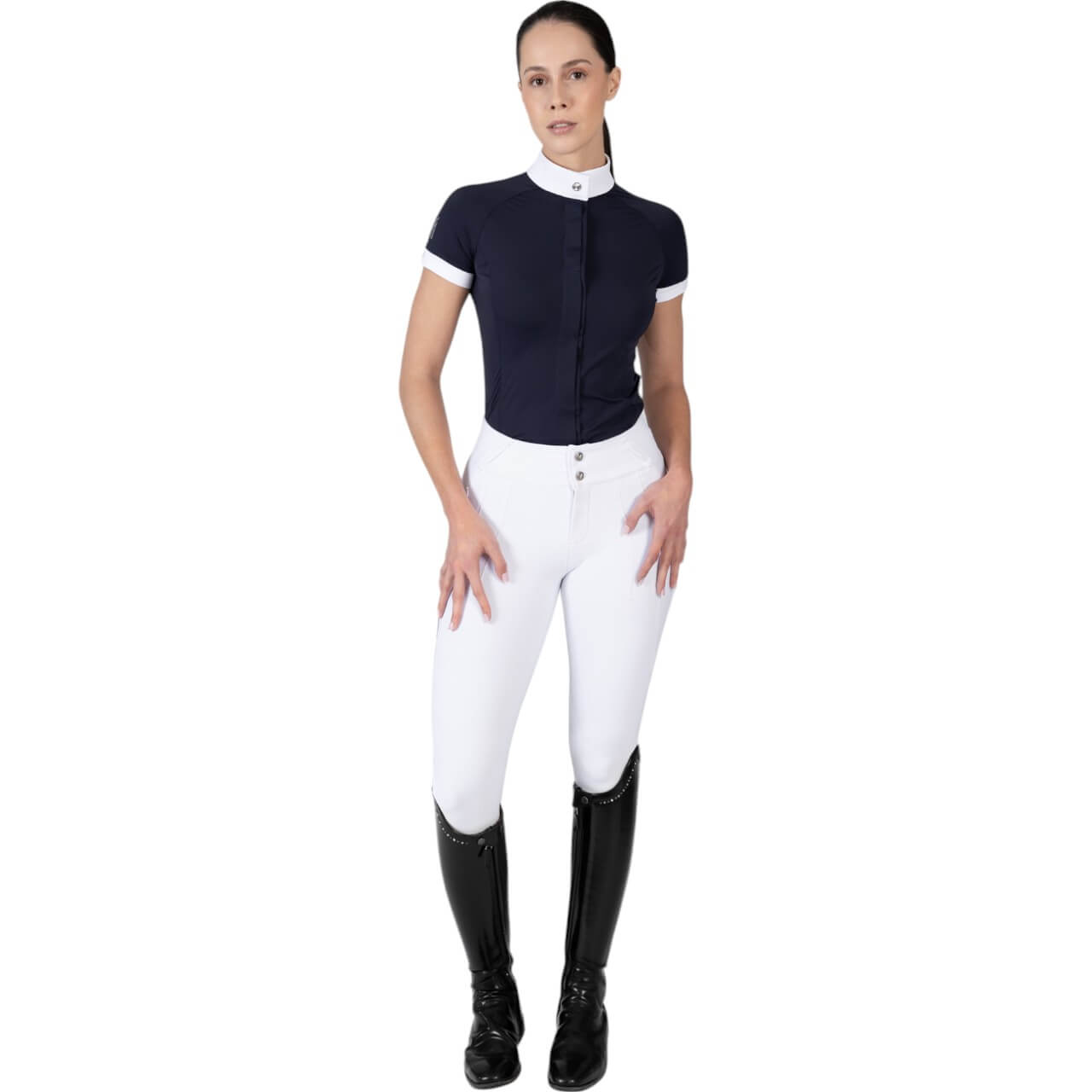 Turniershirt Damen Kurzarm Aira Competition Collection Shirt