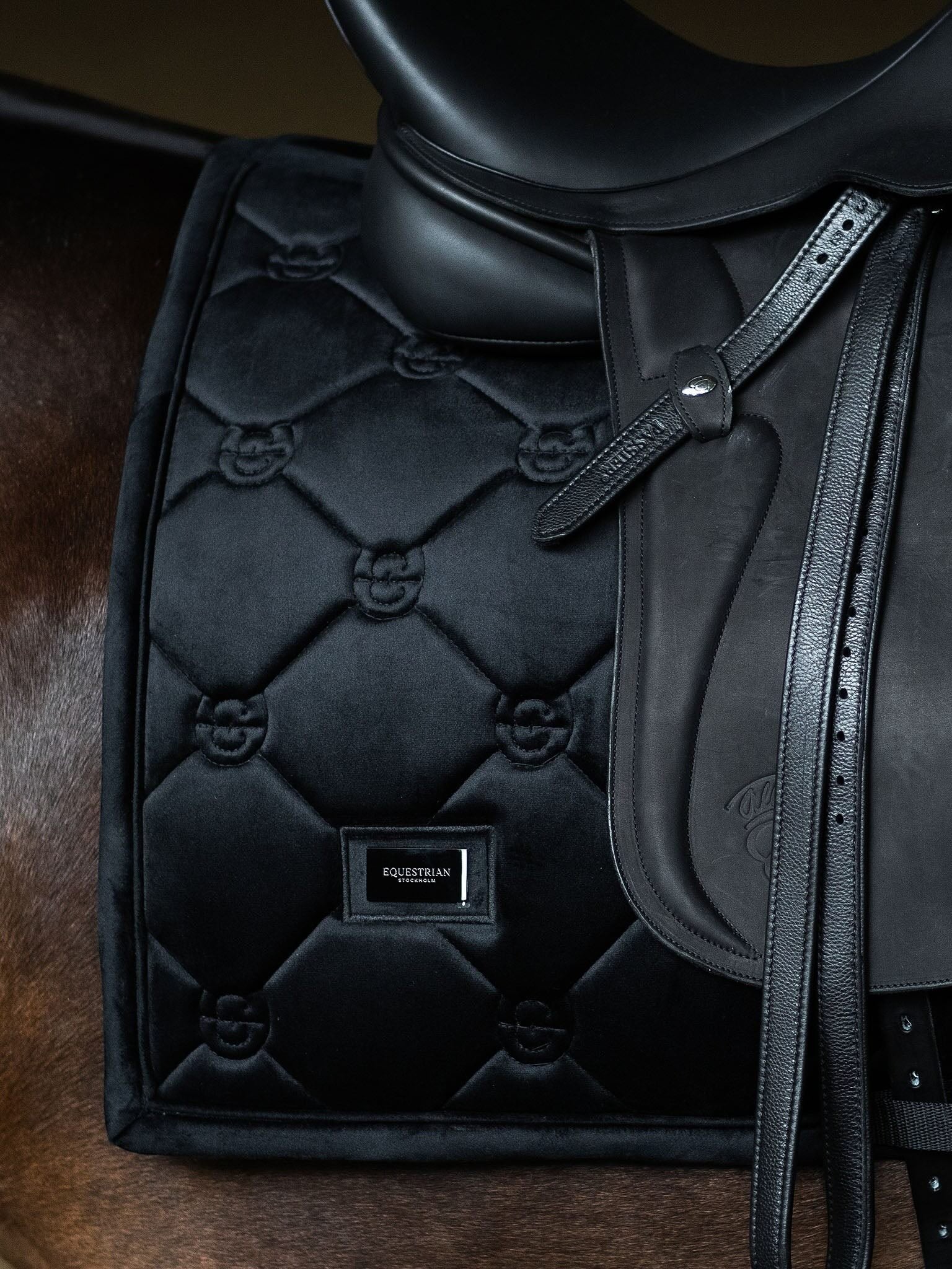 Dressurschabracke Velvet Black Schabracke