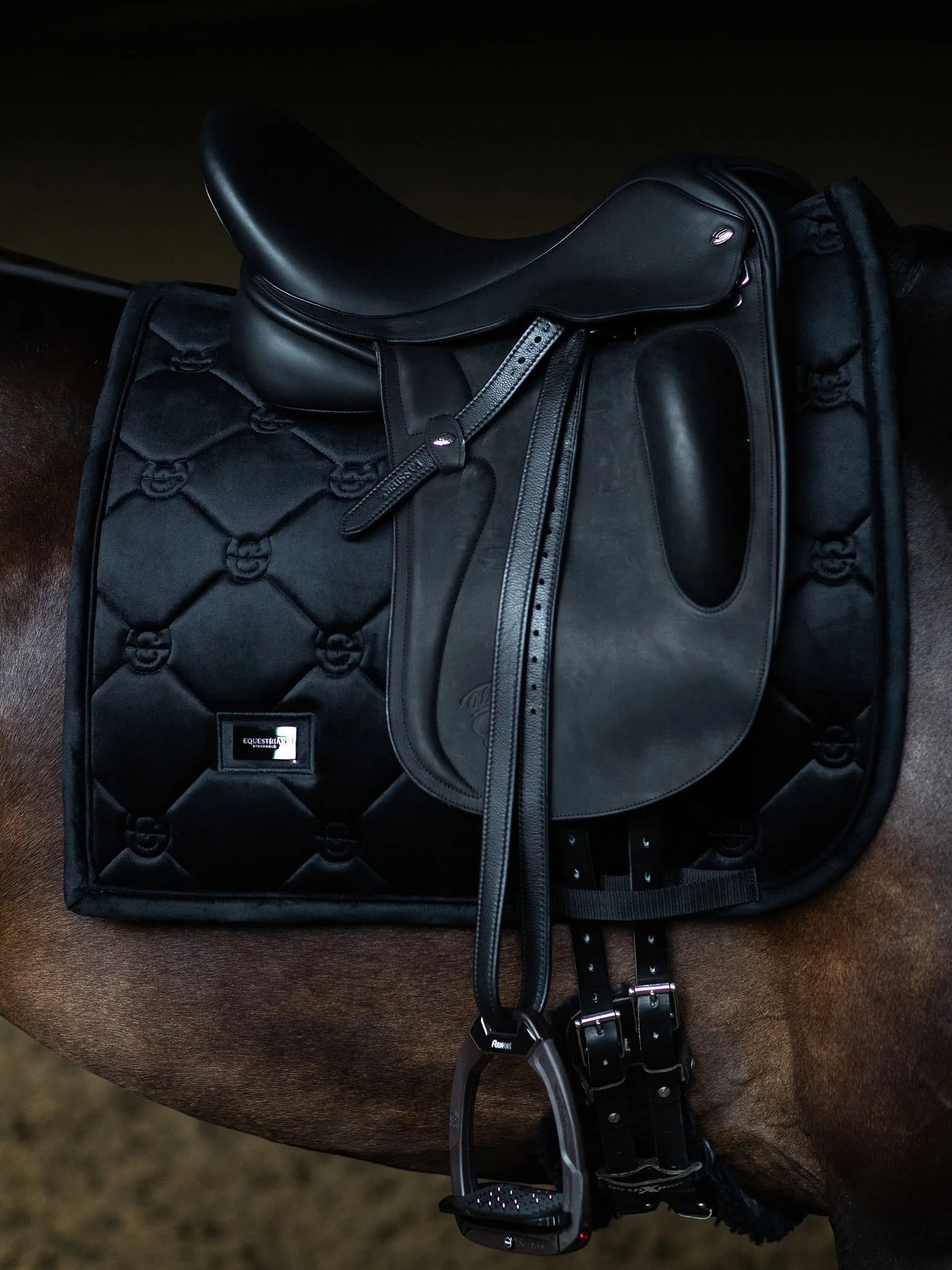 Dressurschabracke Velvet Black Schabracke