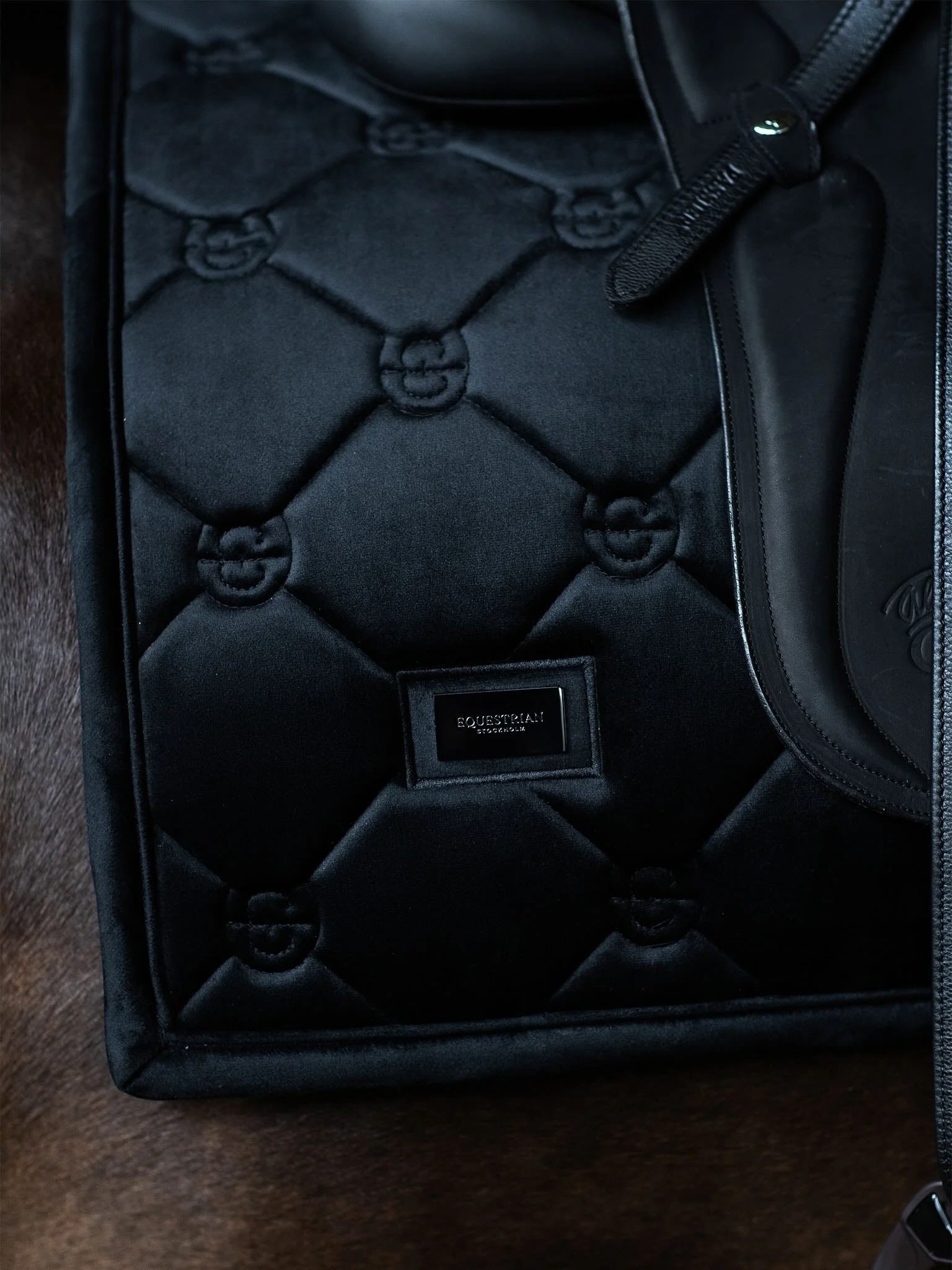 Dressurschabracke Velvet Black Schabracke