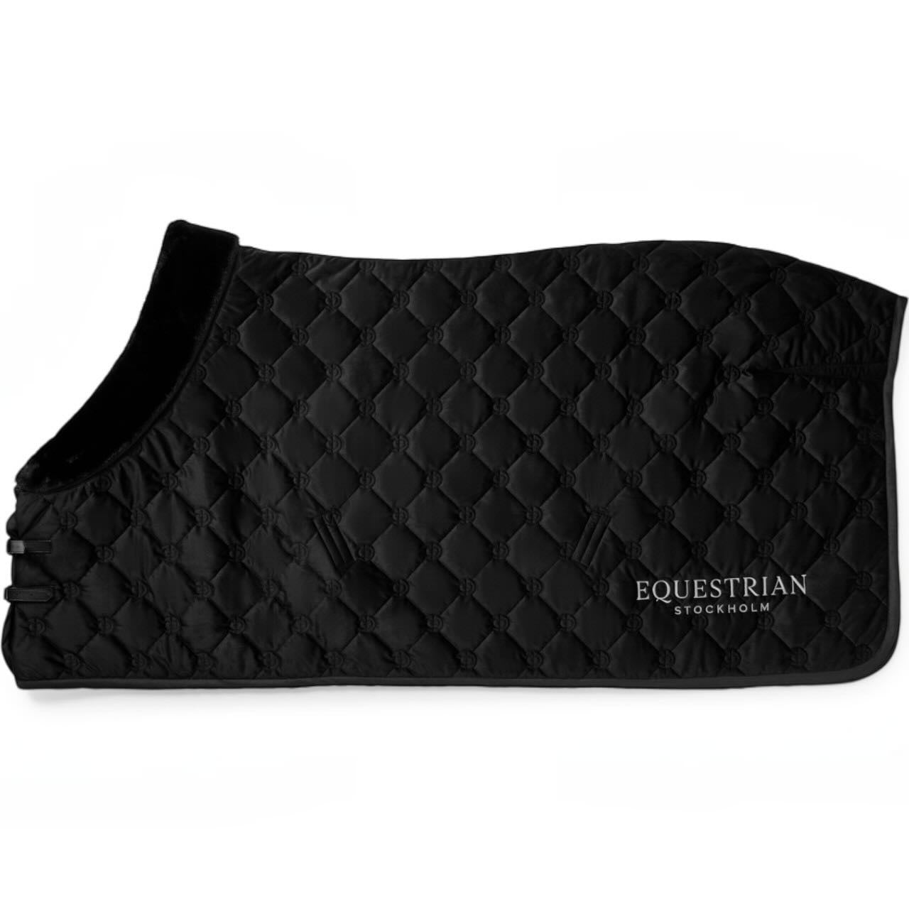 Fleecedecke Velvet Black Abschwitzdecke
