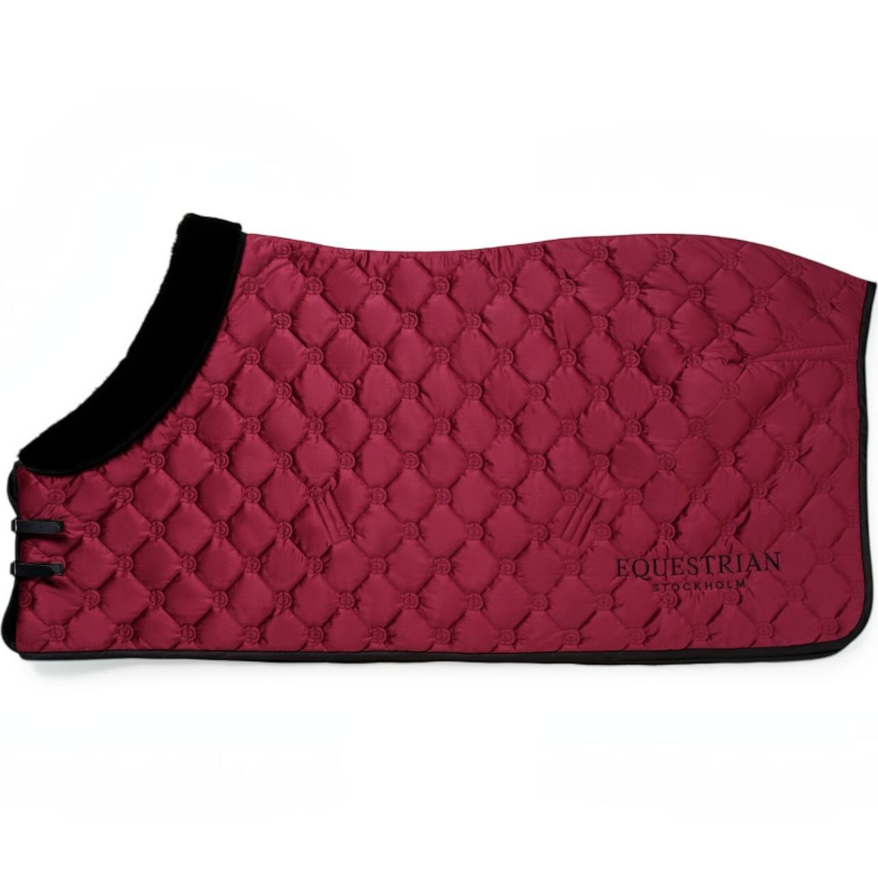 Fleecedecke Velvet Merlot Abschwitzdecke