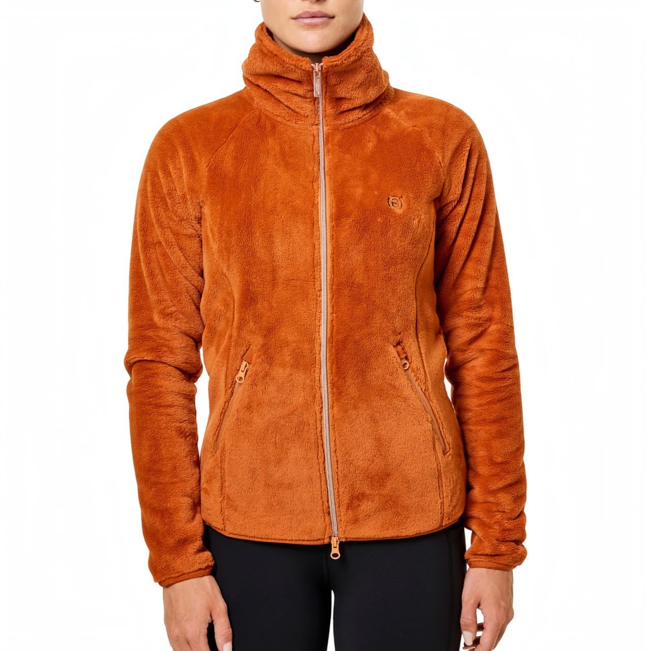 Fleecejacke Damen Velvet Chestnut Teddy Jacke