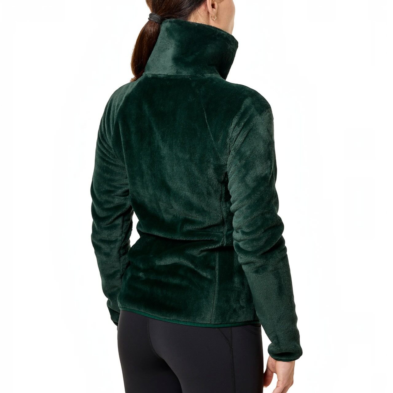 Fleecejacke Damen Velvet Sycamore Green Teddy Jacke