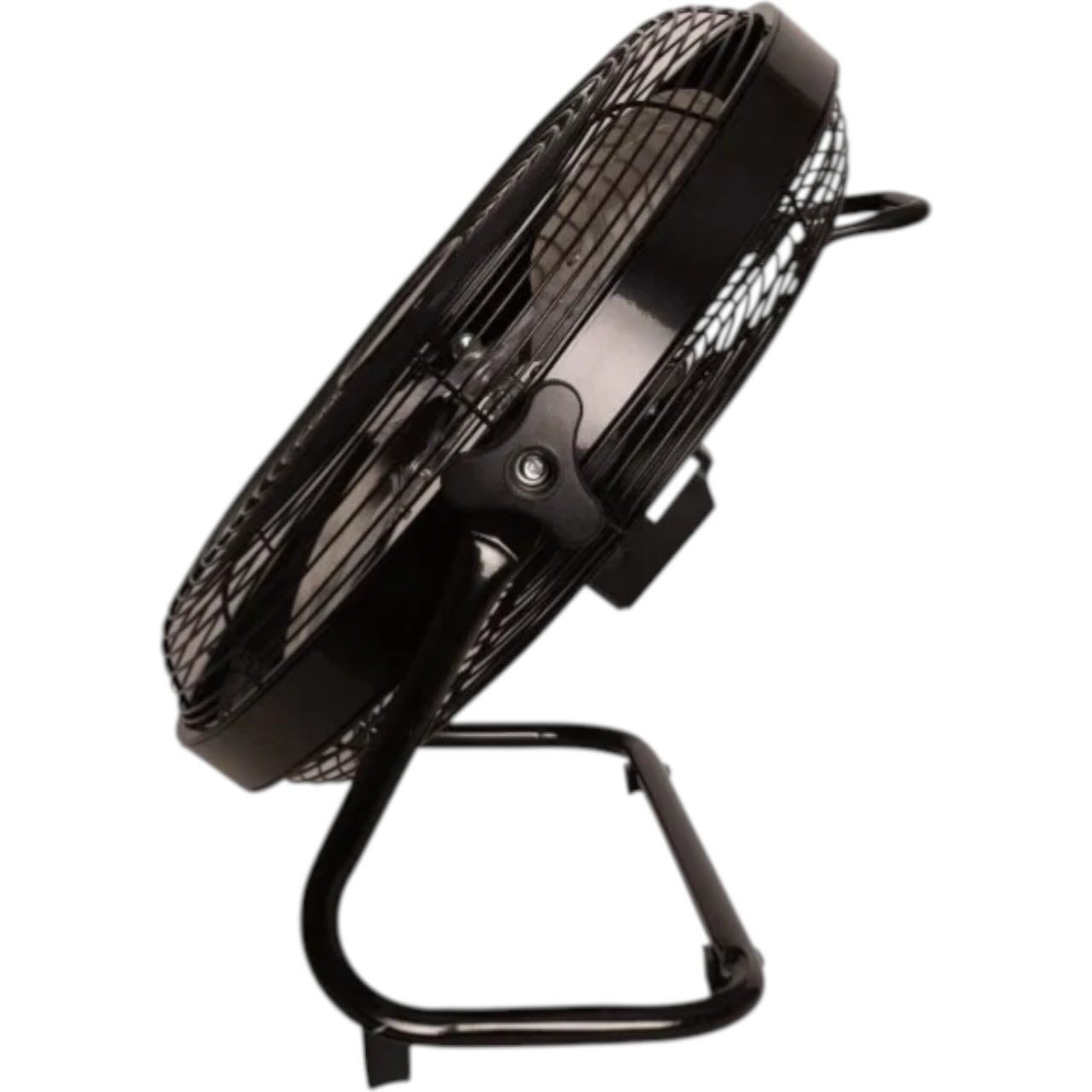 Grooming Deluxe Ventilator Kabelloser mit Akku & Ladegerät Stalllüfter, schwarz, Produkt allein.