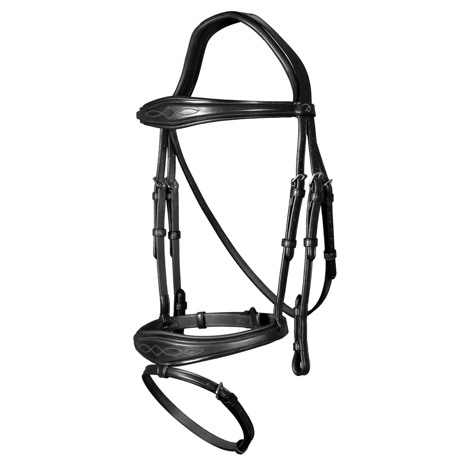 Anatomische Trense mit kombiniertem Reithalfter New English Collection Trensenzaum
