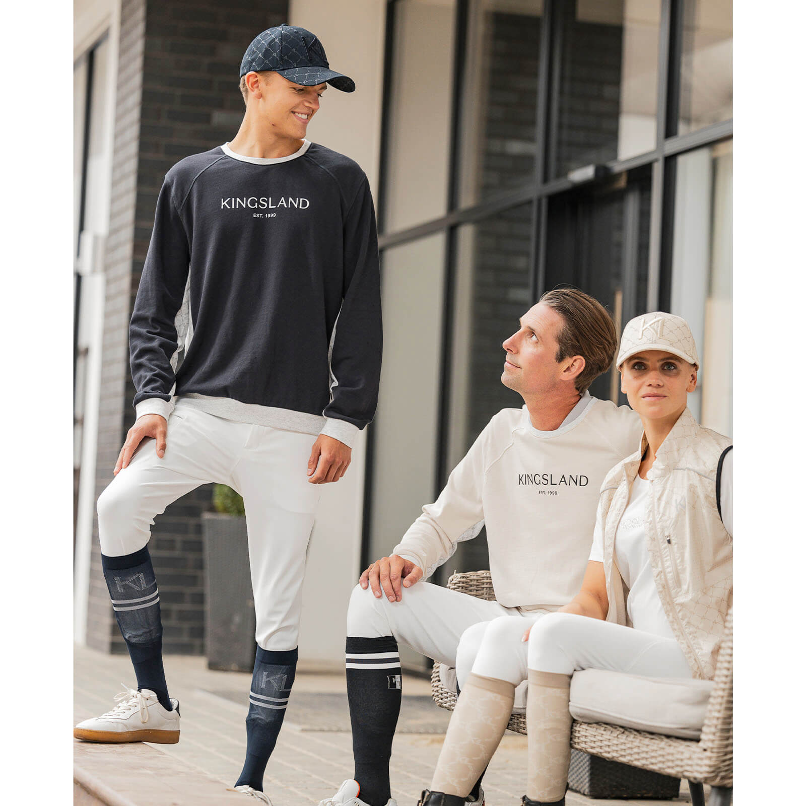 Sweater Herren KLJiro Sweat Round Neck Summer Update 2024 Pullover