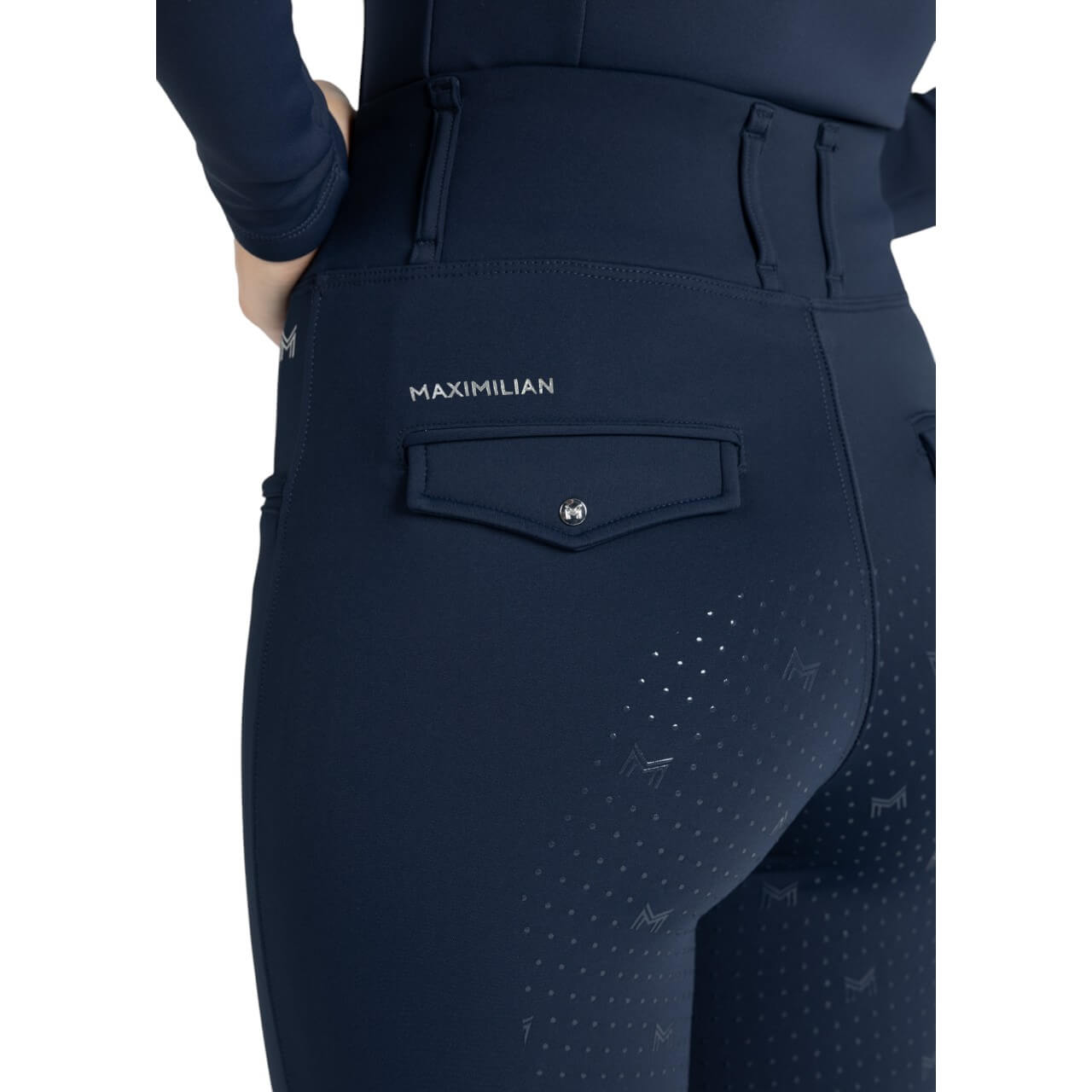 Reitleggings Damen Full-Grip Winter Pro Leggings