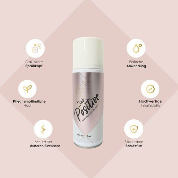 Zinkspray Zink Positive Hautpflege nach Wunden