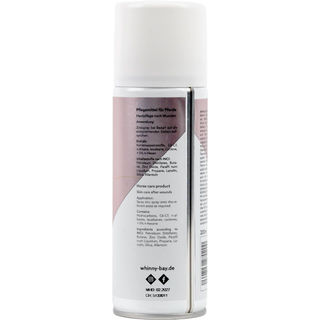 Zinkspray Zink Positive Hautpflege nach Wunden