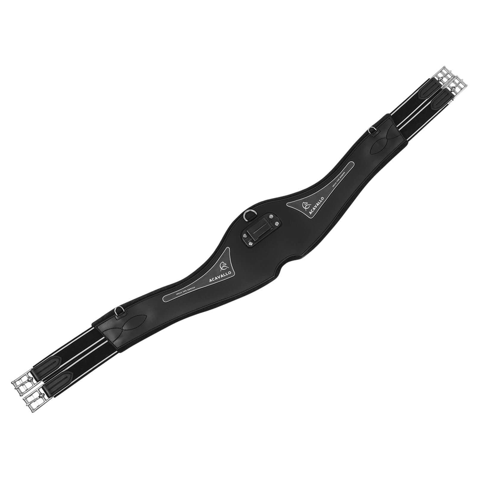 Anatomischer Springsattelgurt mit PVC Gel-Polster Kunststoffgurt