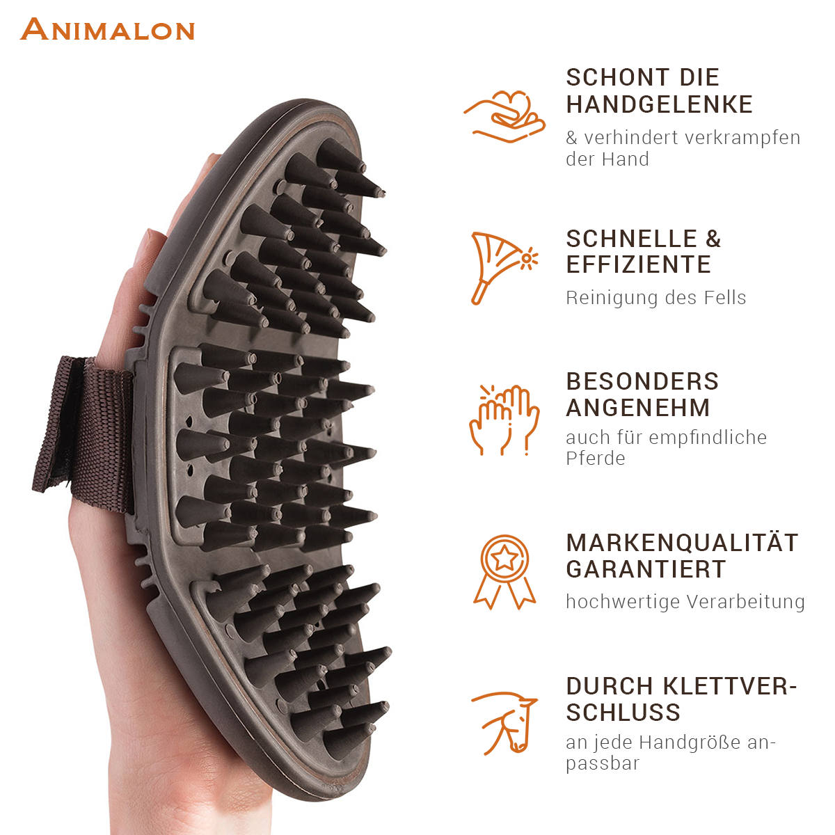 Massage-Striegel CareFlex Massage-Bürste