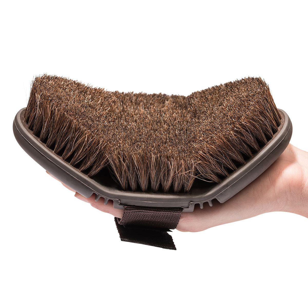 Rosshaar-Kardätsche CareFlex Pferdebürste
