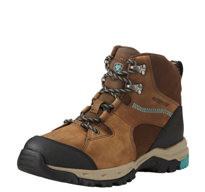 Outdoor-Schuh Damen Skyline H2O Classic Stallschuhe, Braun, Produkt allein auf weißem Hintergrund.