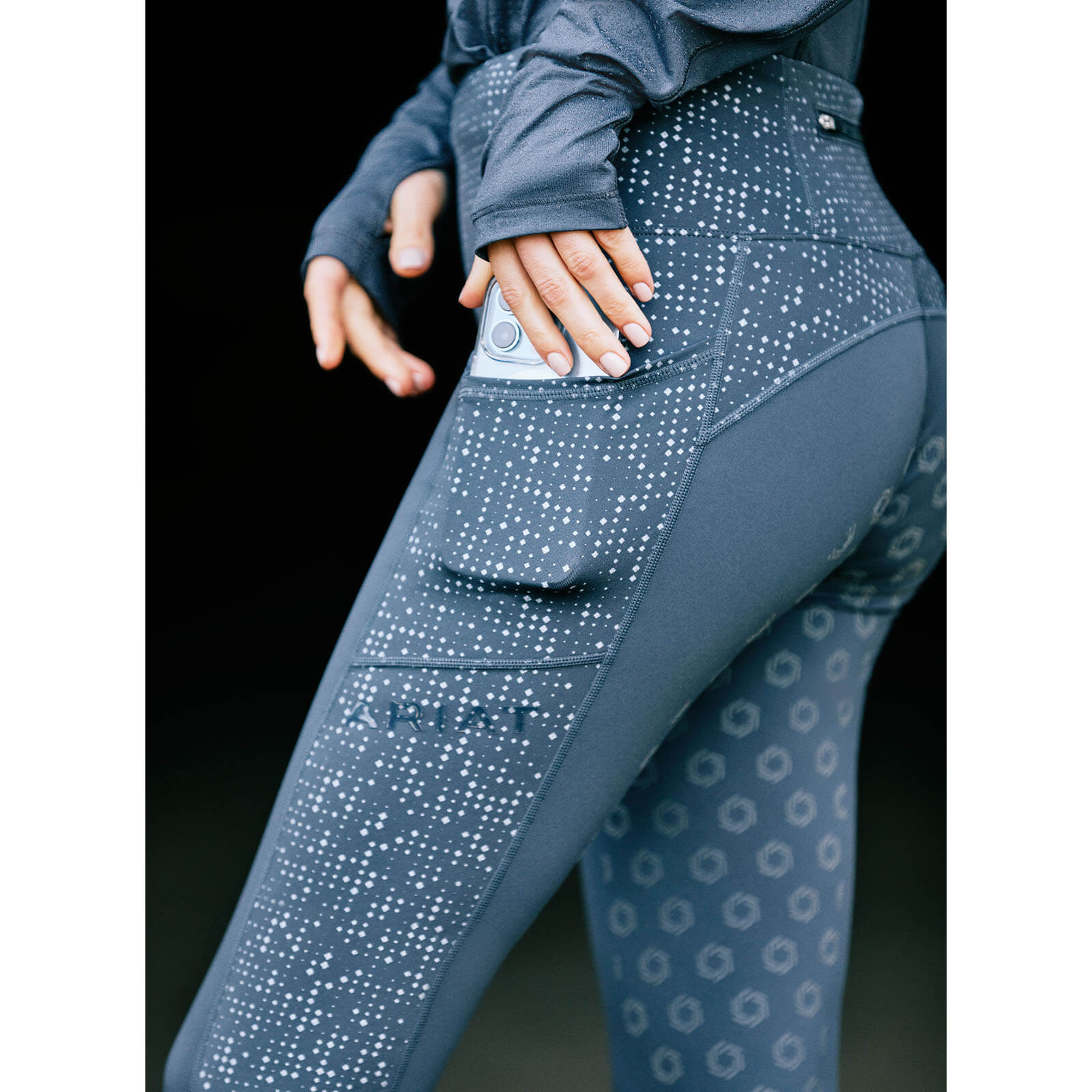 Reitleggings Damen Full-Grip Eos Lumina Damenreitleggings